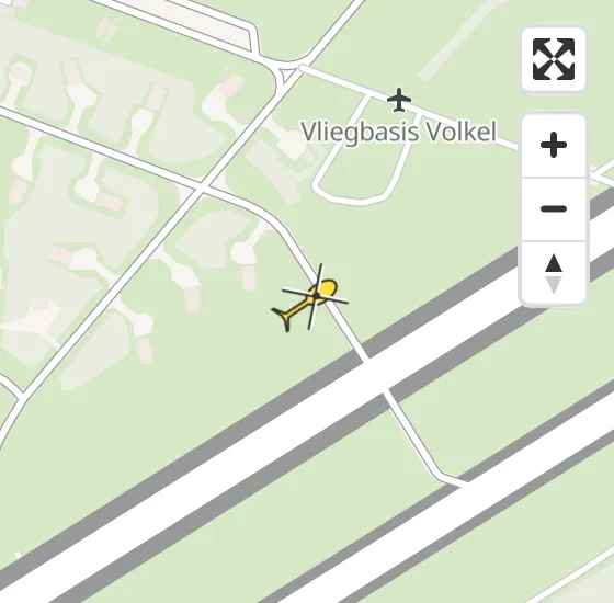 Vlucht Traumahelikopter PH-LLN onderweg vanuit Vliegbasis Volkel op zaterdag 10 mei 2025 13:13