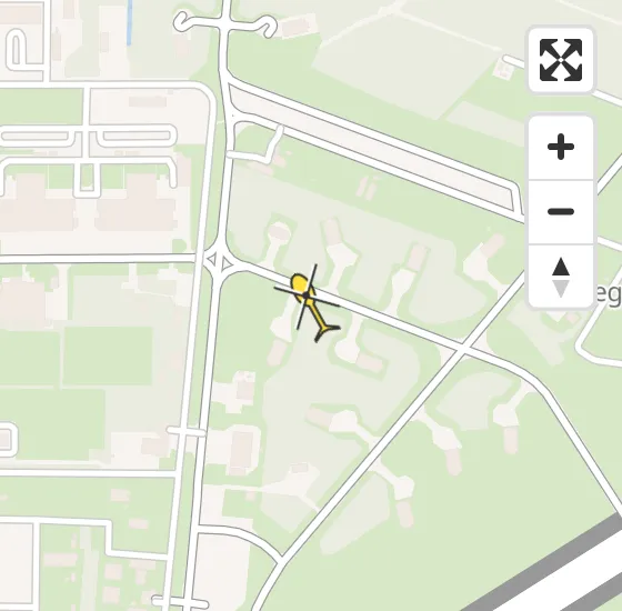 Vlucht Traumahelikopter PH-LLN onderweg vanuit Vliegbasis Volkel op zaterdag 10 mei 2025 18:12