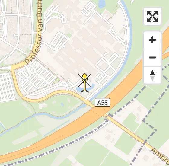 Vlucht Traumahelikopter PH-LLN onderweg vanuit Tilburg op zondag 11 mei 2025 3:32