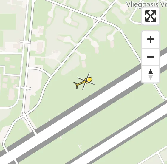 Vlucht Traumahelikopter PH-LLN onderweg vanuit Vliegbasis Volkel op zondag 11 mei 2025 8:38
