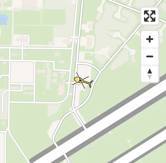 Vlucht Traumahelikopter PH-LLN onderweg vanuit Vliegbasis Volkel op zondag 11 mei 2025 10:13