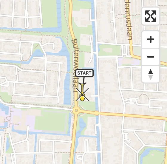 Vlucht Traumahelikopter PH-HVB van Veendam naar Veendam op maandag 12 mei 2025 2:00