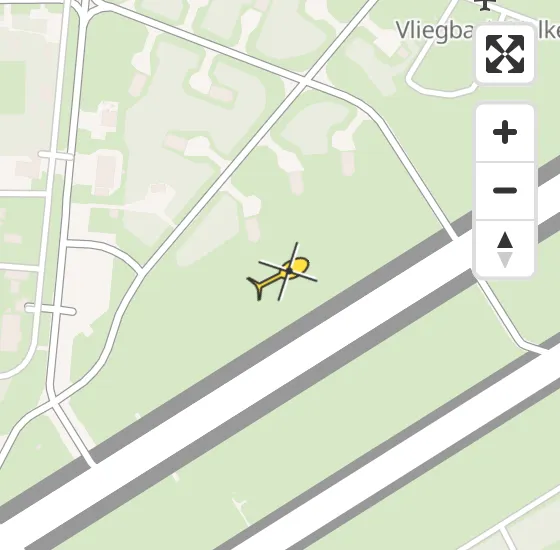 Vlucht Traumahelikopter PH-LLN onderweg vanuit Vliegbasis Volkel op maandag 12 mei 2025 8:04