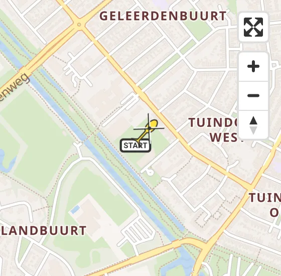 Vlucht Ambulancehelikopter PH-HOW van Den Helder naar Den Helder op maandag 12 mei 2025 12:06