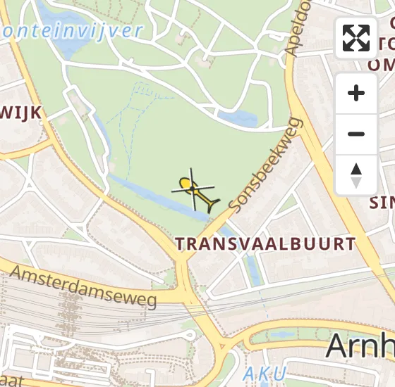 Vlucht Traumahelikopter PH-LLN onderweg vanuit Arnhem op maandag 12 mei 2025 15:02