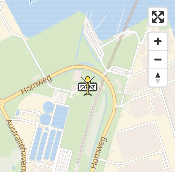 Vlucht Traumahelikopter PH-DOC van Amsterdam Heliport naar Amsterdam Heliport op maandag 12 mei 2025 20:56