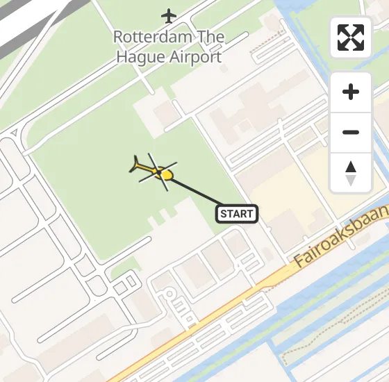 Vlucht Traumahelikopter PH-UMC van Rotterdam The Hague Airport naar Rotterdam The Hague Airport op maandag 12 mei 2025 23:51