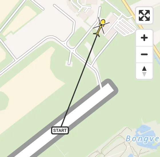 Vlucht Traumahelikopter PH-HVB van Groningen Airport Eelde naar Groningen Airport Eelde op dinsdag 13 mei 2025 8:52