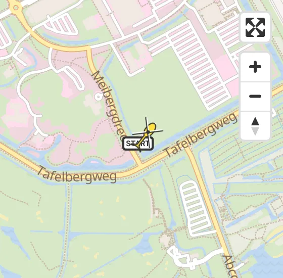 Vlucht Traumahelikopter PH-DOC van Academisch Medisch Centrum (AMC) naar Academisch Medisch Centrum (AMC) op dinsdag 13 mei 2025 14:23