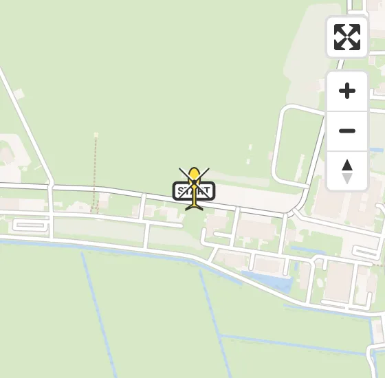 Vlucht Ambulancehelikopter PH-HOW van Vliegbasis Leeuwarden naar Vliegbasis Leeuwarden op dinsdag 13 mei 2025 15:25