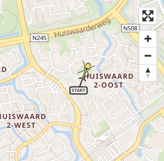 Vlucht Traumahelikopter PH-DOC van Alkmaar naar Alkmaar op woensdag 14 mei 2025 14:44