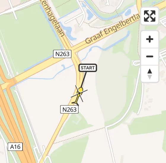 Vlucht Traumahelikopter PH-LLN van Breda naar Breda op woensdag 14 mei 2025 23:19