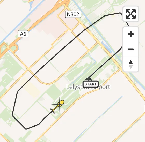Vlucht Traumahelikopter PH-MAA van Lelystad Airport naar Lelystad op donderdag 15 mei 2025 11:43