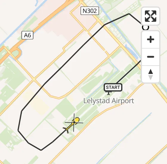Vlucht Traumahelikopter PH-MAA van Lelystad Airport naar Lelystad op donderdag 15 mei 2025 11:50