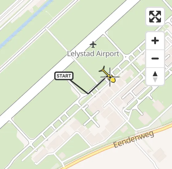 Vlucht Traumahelikopter PH-MAA van Lelystad Airport naar Lelystad Airport op donderdag 15 mei 2025 12:04