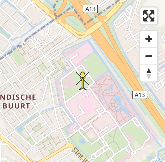 Vlucht Traumahelikopter PH-UMC van Delft naar Delft op woensdag 21 mei 2025 15:18