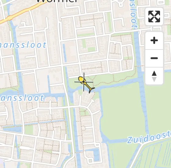 Vlucht Traumahelikopter PH-DOC van Wormer naar Wormer op woensdag 21 mei 2025 18:21