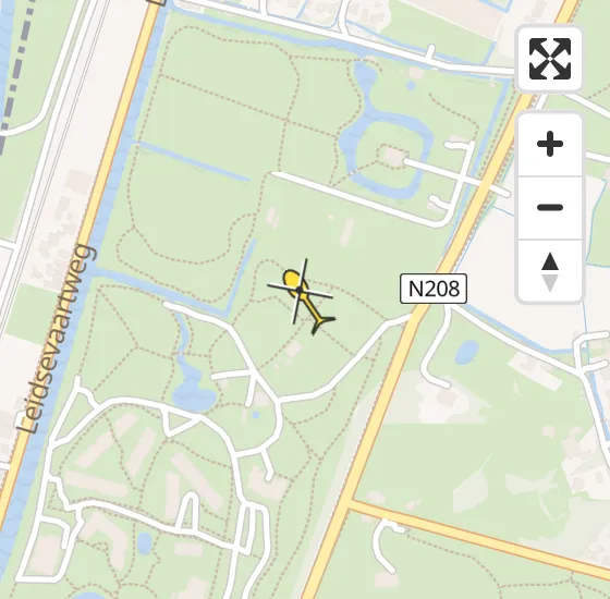 Vlucht Traumahelikopter PH-DOC van Heemstede naar Heemstede op vrijdag 23 mei 2025 13:29