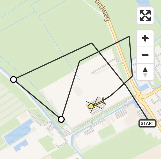 Vlucht Traumahelikopter PH-DOC van Pijnacker naar Pijnacker op vrijdag 23 mei 2025 22:19