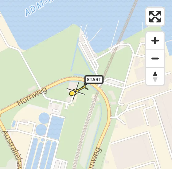 Vlucht Traumahelikopter PH-DOC van Amsterdam Heliport naar Amsterdam Heliport op zaterdag 24 mei 2025 20:56