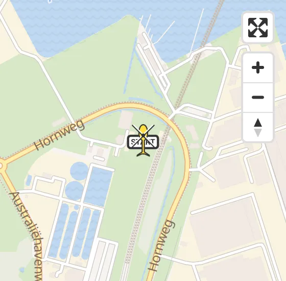 Vlucht Traumahelikopter PH-DOC van Amsterdam Heliport naar Amsterdam Heliport op zondag 25 mei 2025 21:59