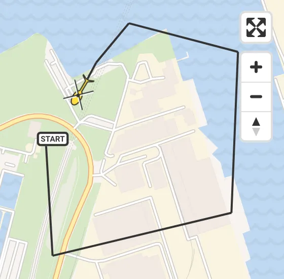 Vlucht Traumahelikopter PH-DOC van Amsterdam Heliport naar Amsterdam Heliport op maandag 26 mei 2025 11:28
