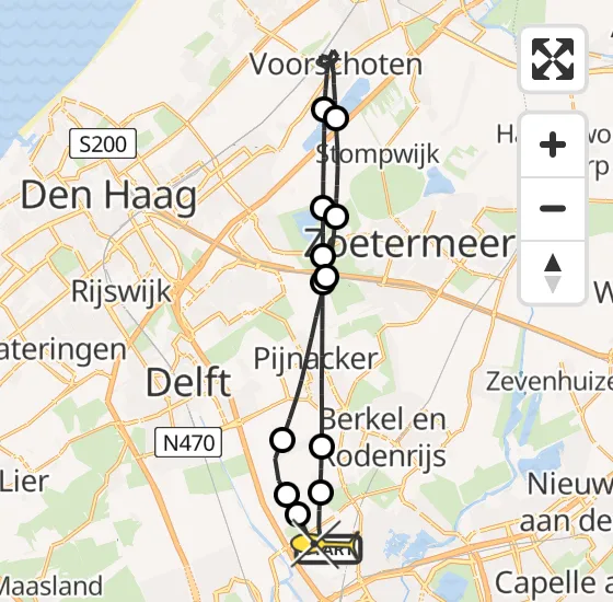 Vlucht Traumahelikopter PH-UMC van Rotterdam The Hague Airport naar Rotterdam The Hague Airport op donderdag 29 mei 2025 17:44