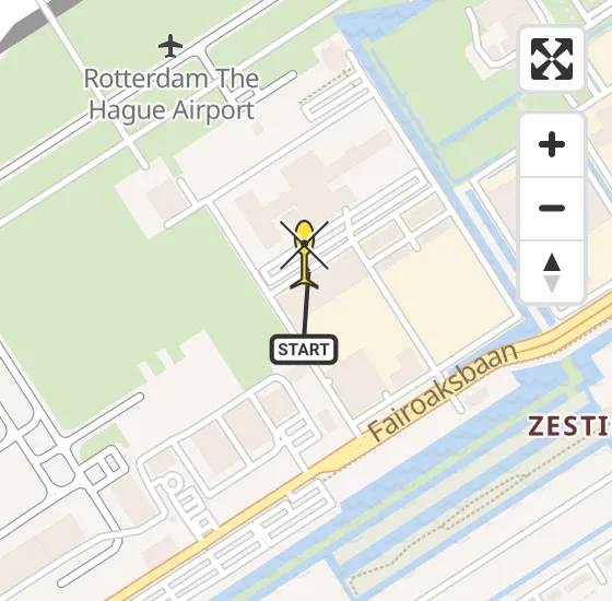 Vlucht Traumahelikopter PH-HVB van Rotterdam The Hague Airport naar Rotterdam The Hague Airport op donderdag 12 juni 2025 7:29