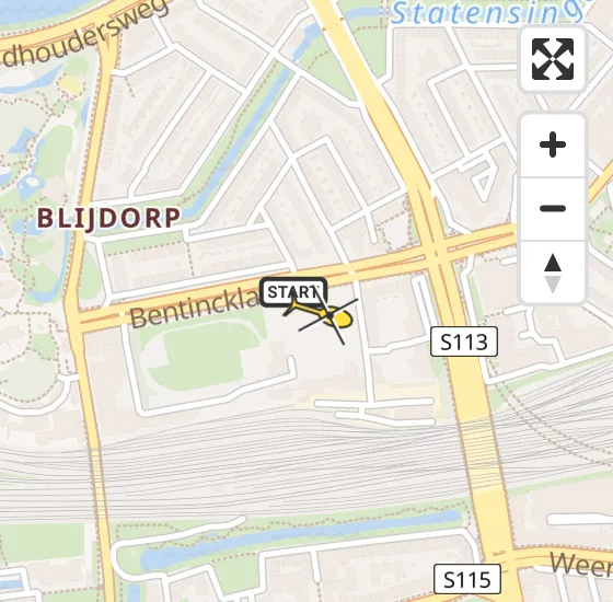 Vlucht Traumahelikopter PH-HVB van Rotterdam naar Rotterdam op zaterdag 14 juni 2025 9:16