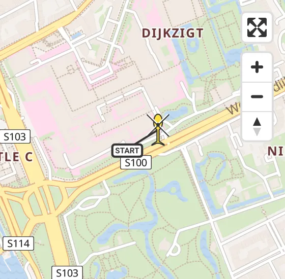 Vlucht Traumahelikopter PH-MAA van Erasmus MC naar Erasmus MC op donderdag 3 juli 2025 23:14