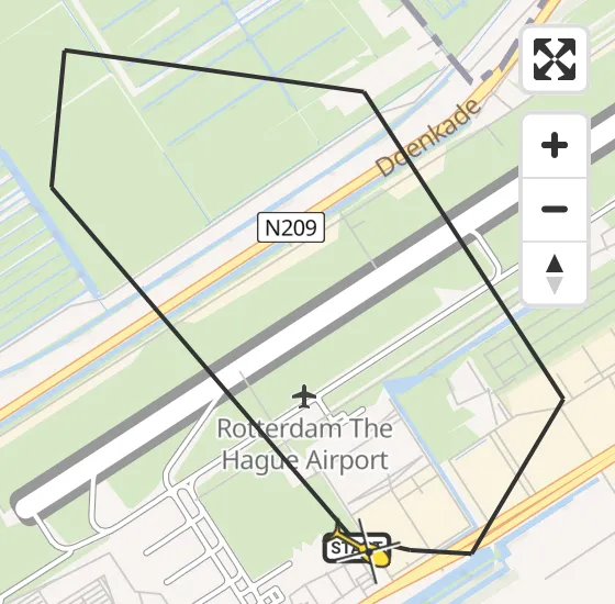 Vlucht Traumahelikopter PH-UMC van Rotterdam The Hague Airport naar Rotterdam The Hague Airport op zaterdag 20 april 2024 13:13