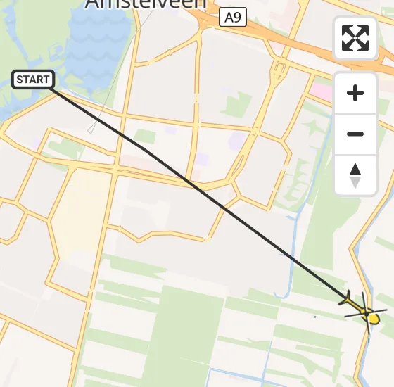 Vlucht Politiehelikopter PH-PXZ van Amstelveen naar Amstelveen op vrijdag 26 april 2024 15:06