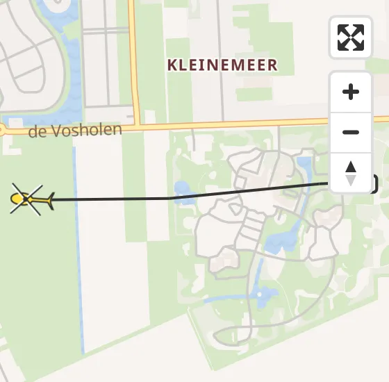 Vlucht Traumahelikopter PH-DOC van Sappemeer naar Sappemeer op maandag 29 april 2024 9:44