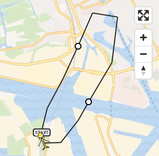 Vlucht Traumahelikopter PH-TTR van Amsterdam Heliport naar Amsterdam Heliport op woensdag 1 mei 2024 12:17