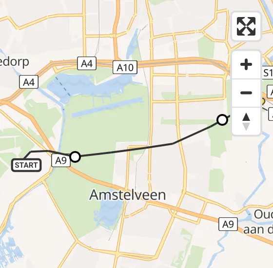 Vlucht Politiehelikopter PH-PXX van Schiphol naar Amsterdam op woensdag 1 mei 2024 12:37