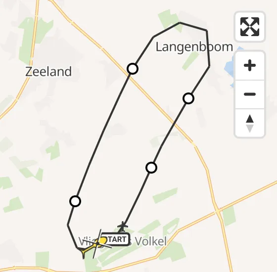 Vlucht Traumahelikopter PH-LLN van Vliegbasis Volkel naar Vliegbasis Volkel op donderdag 2 mei 2024 10:55