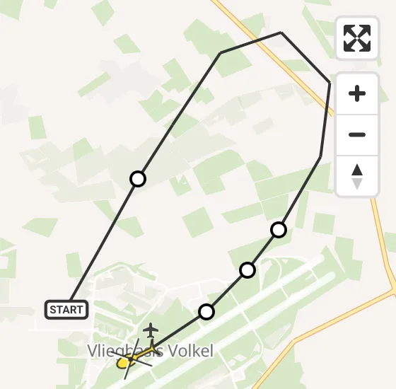 Vlucht Traumahelikopter PH-LLN van Vliegbasis Volkel naar Vliegbasis Volkel op donderdag 2 mei 2024 16:09