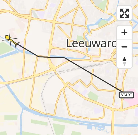 Vlucht Ambulancehelikopter PH-OOP van Leeuwarden naar Leeuwarden op zondag 5 mei 2024 20:15